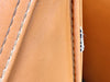 Early cognac bambou cuir canapé design Mario Bellini pour B&B Italia années 80