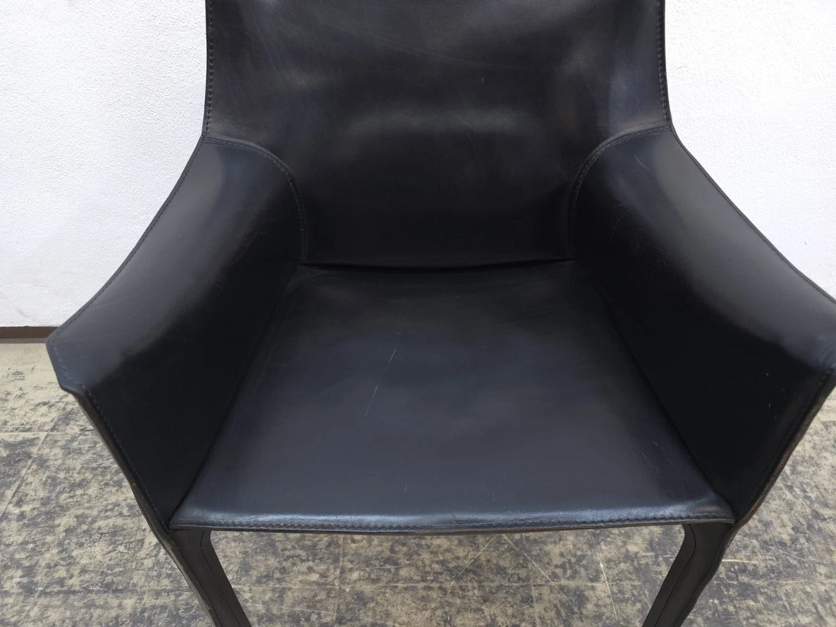 Cassina Cab 413 Chairs noir Bellini chaise en cuir chaise design chaise de salle à manger