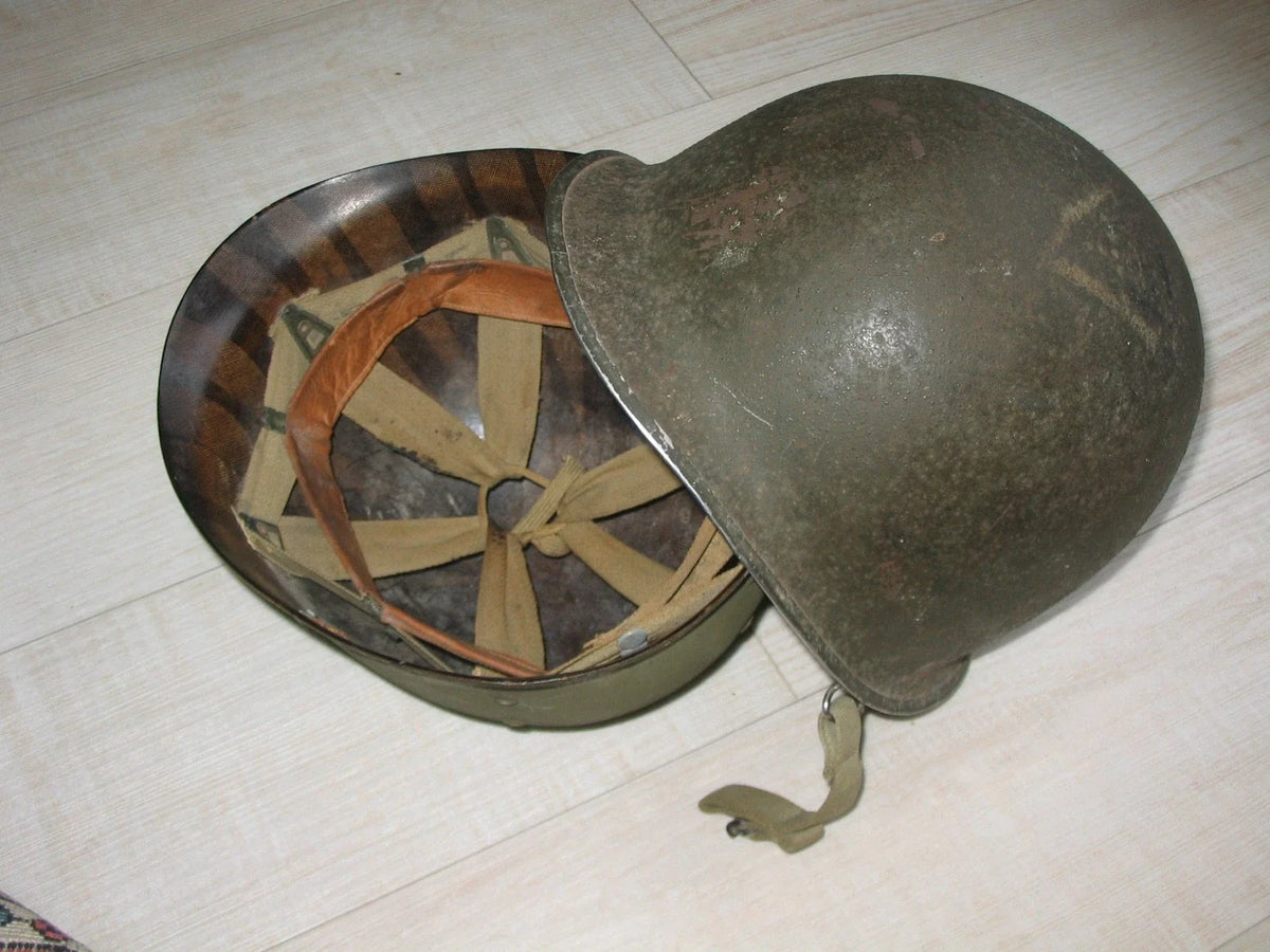 Authentique CASQUE US complet WW2