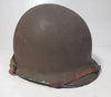 Authentique Casque américain US WW2, fab. Avril 1944, jonc avant, liner Firestone, nominatif