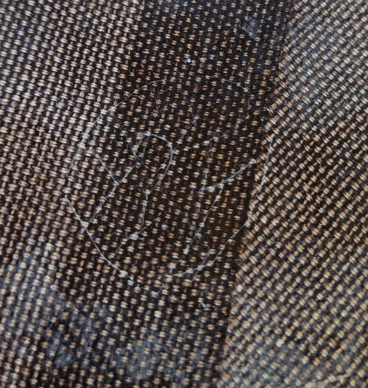 Authentique Casque US M1 ww2 de sergent à pattes fixes