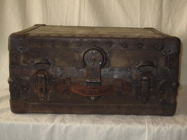 Ancienne Malle Valise Belber US militaire WW1