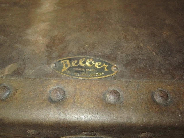 Ancienne Malle Valise Belber US militaire WW1
