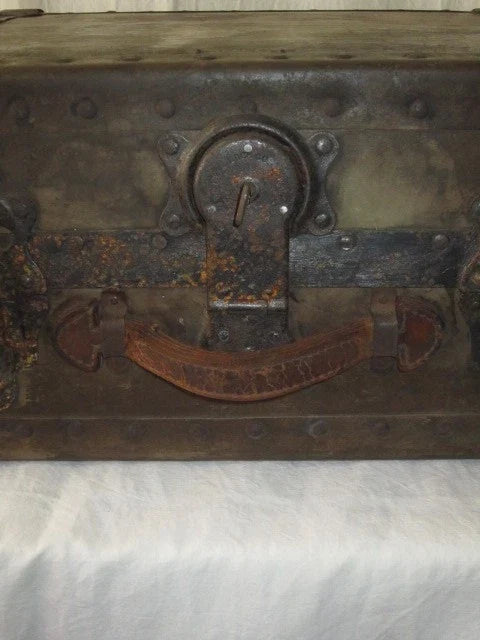 Ancienne Malle Valise Belber US militaire WW1