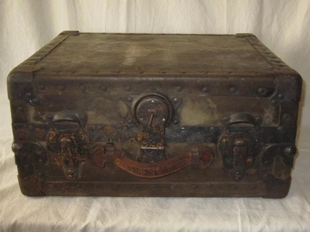 Ancienne Malle Valise Belber US militaire WW1