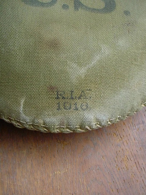 US ARMY WW1 RARE GOURDE   modele 1878  REUTILISATION USFC