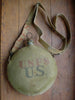 US ARMY WW1 RARE GOURDE   modele 1878  REUTILISATION USFC