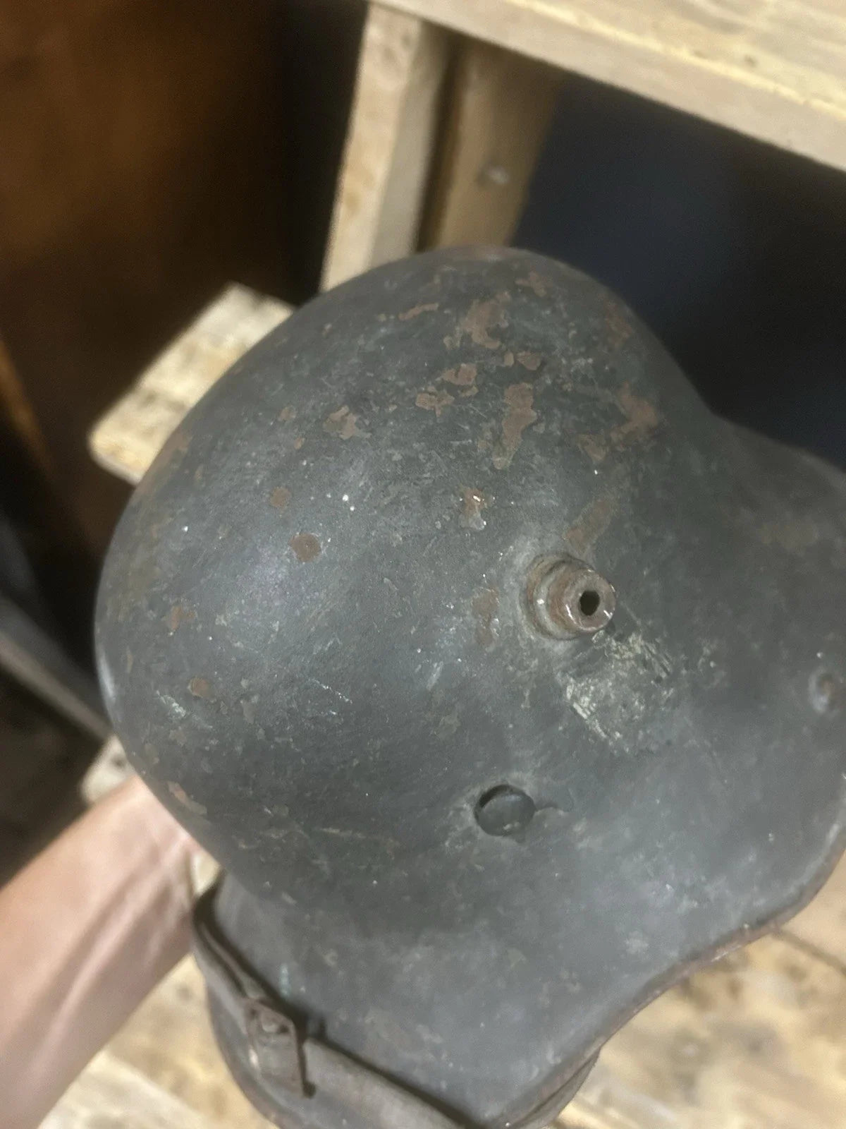 Authentique Casque Allemand Modèle 16 German Helmet Marquage Complet tout Origine