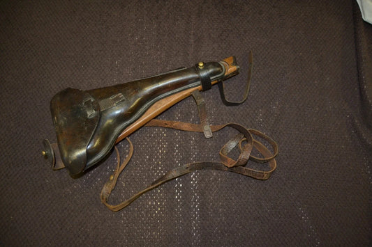 Authentique Etui crosse luger artillerie PO8 allemand field artillerie guerre 14-18 tranchée