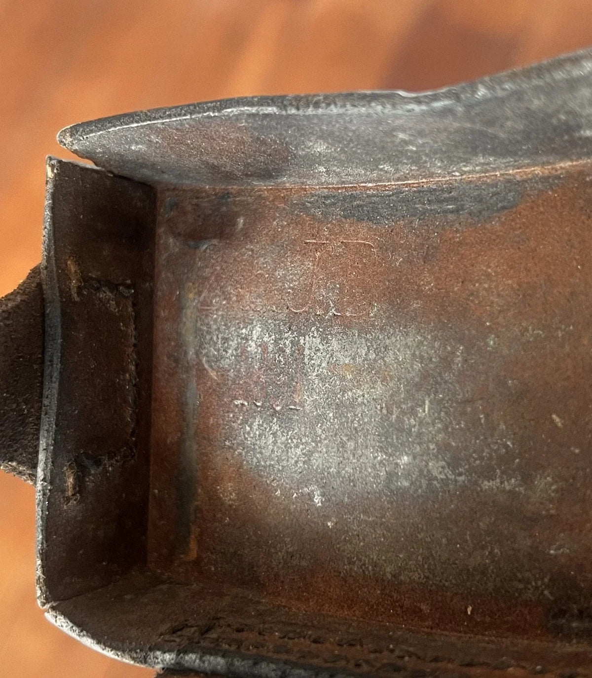 Cartouchière allemande année 14 18 ww1 avec lettre de son origine