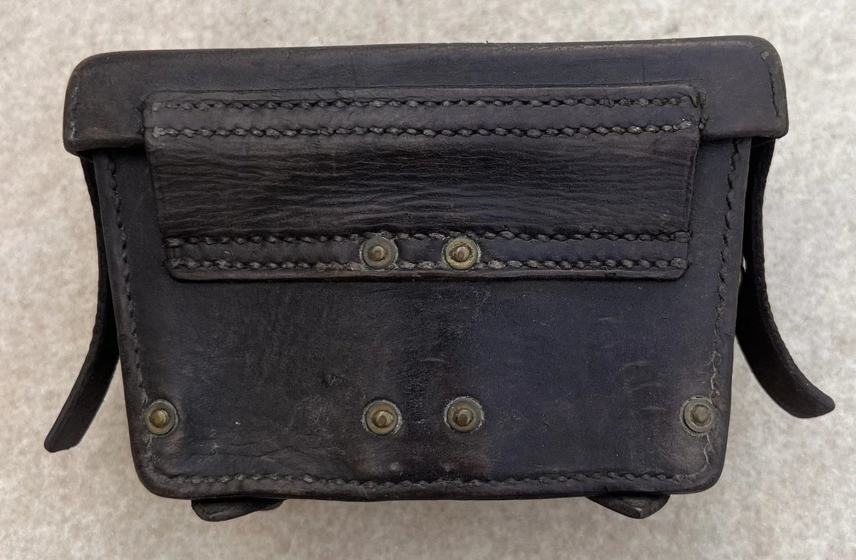 Cartouchière allemande année 14 18 ww1 avec lettre de son origine