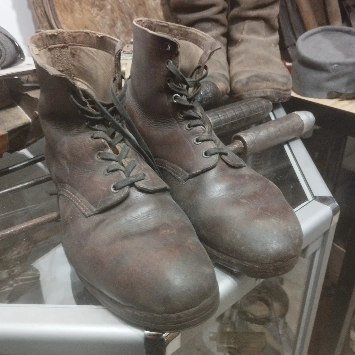 WW1 /Superbe paire de brodequins Allemands règlementaire 14/18
