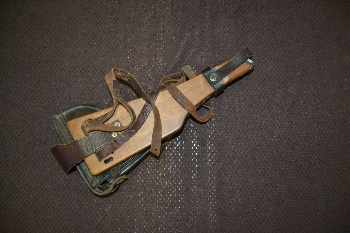 Etui crosse luger artillerie PO8 allemand field artillerie guerre 14-18 tranchée