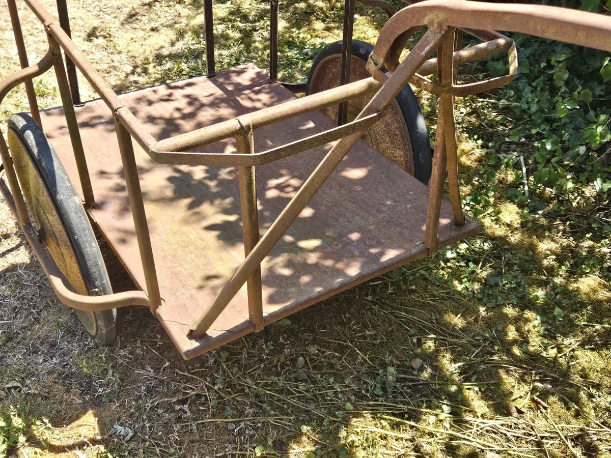 Rare Remorque vélo Soldat ALLEMAND WW2