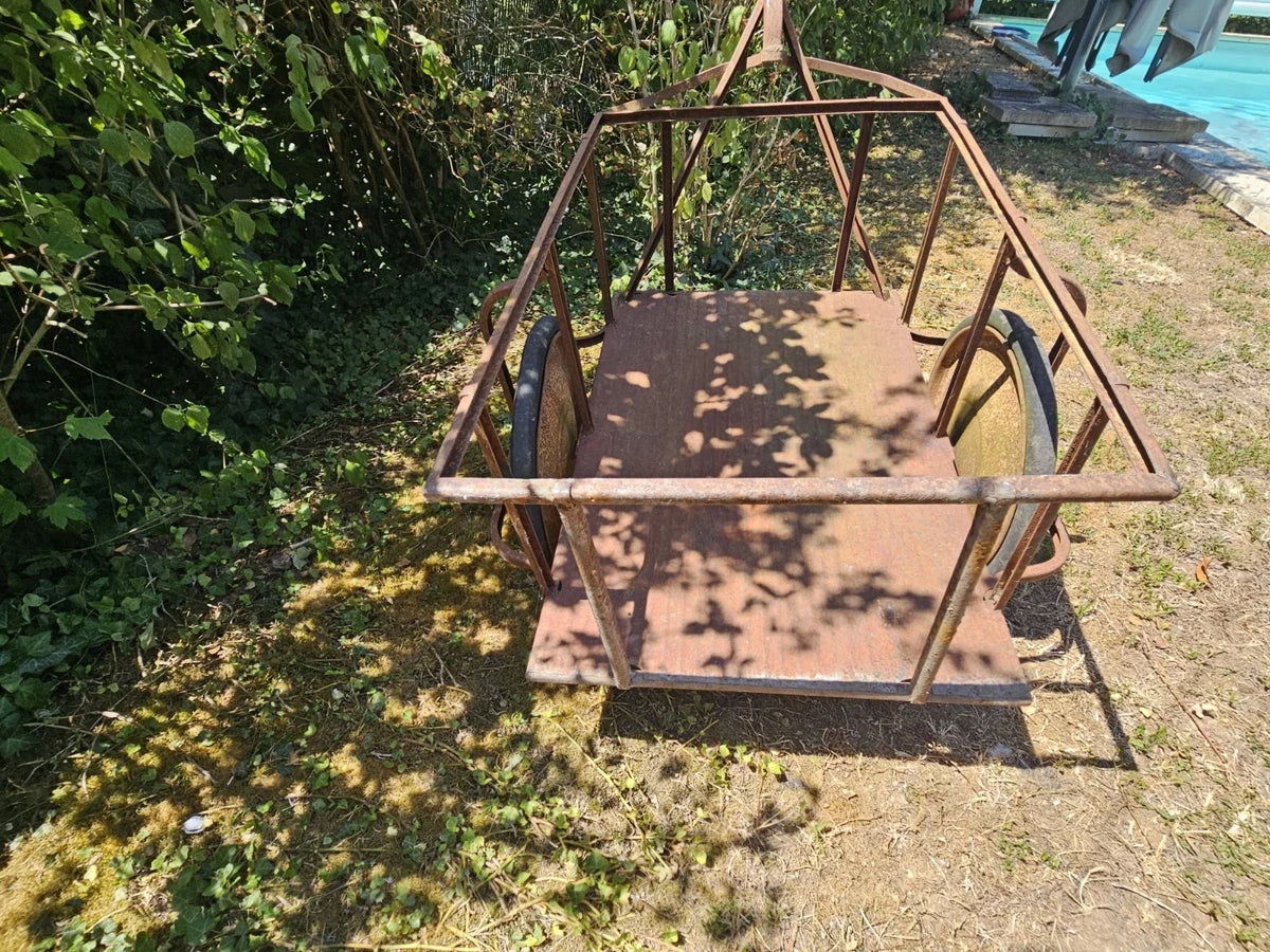 Rare Remorque vélo Soldat ALLEMAND WW2