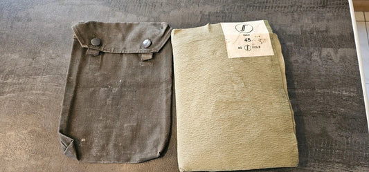 Authentique Ww2 Allemand Housse+ Toile Anti-ypérite Daté 1940 gasplane ww2 German