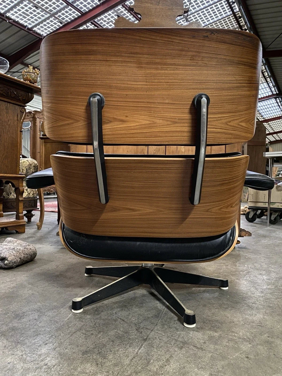 FAUTEUIL LOUNGE CHAIR & OTTOMAN DESIGN VINTAGE CHARLES & RAY EAMES HERMAN MILLER