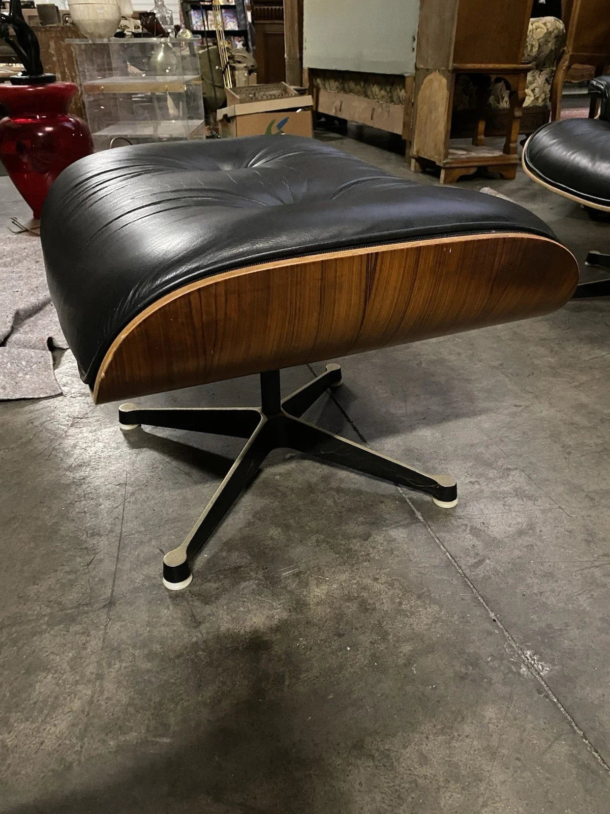 FAUTEUIL LOUNGE CHAIR & OTTOMAN DESIGN VINTAGE CHARLES & RAY EAMES HERMAN MILLER