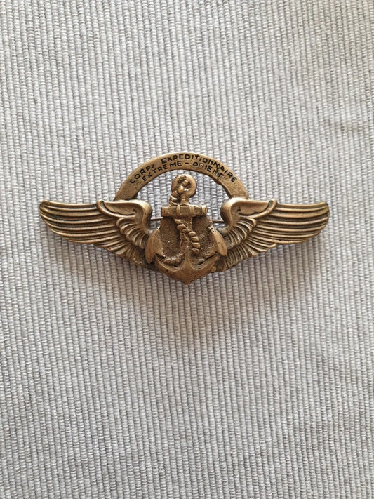 Insigne aviation pilote marine coloniale Indochine extreme-orient CEFEO