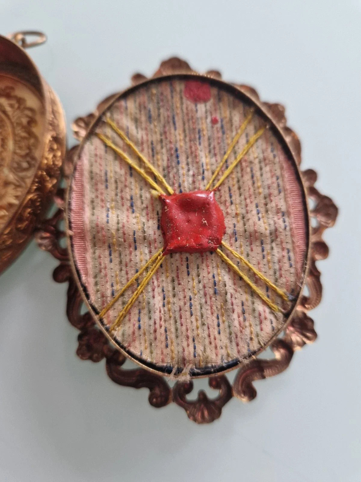 Ancien Reliquaire Ste Germaine "Cousin de Pibrac"  Relique du XIX ème siècle