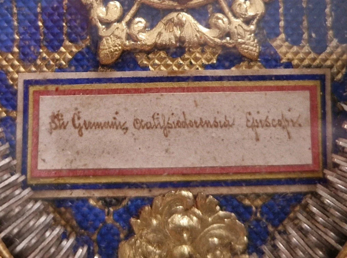 Ancien Reliquaire Ste Germaine "Cousin de Pibrac"  Relique du XIX ème siècle