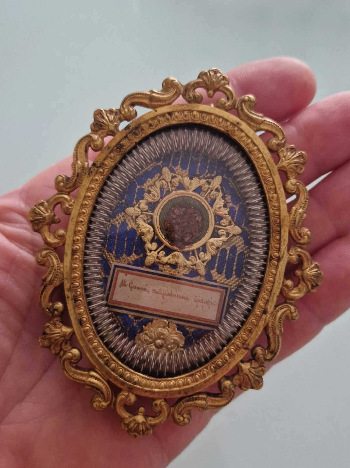 Ancien Reliquaire Ste Germaine "Cousin de Pibrac"  Relique du XIX ème siècle