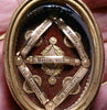 RELIQUAIRE ST MARTIN STE THÉRÈSE ST IGNACE ST MADELEINE 1890 BOÎTIER MÉTAL DORÉ.