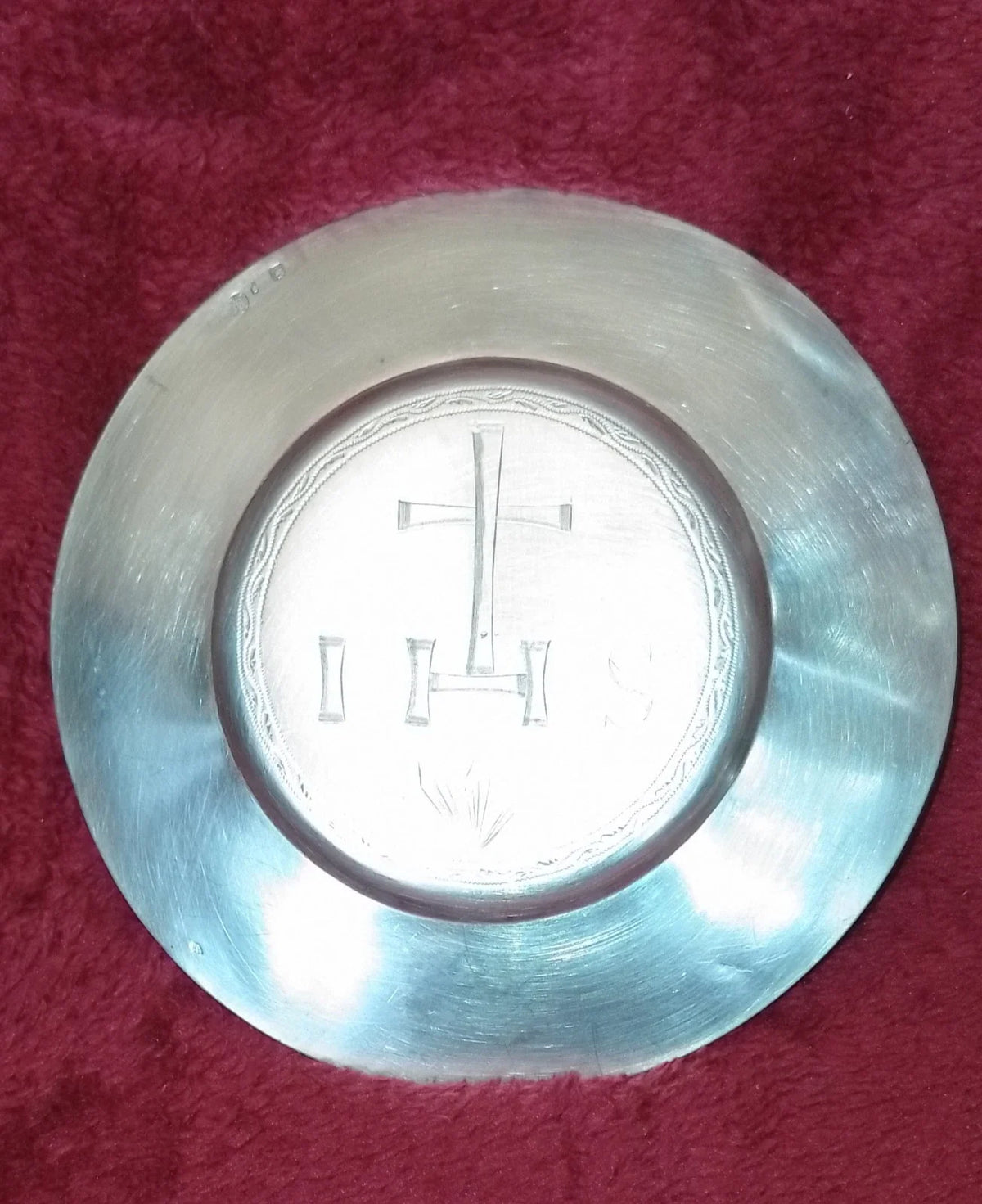 ANCIEN CALICE EN ARGENT +PATENE/ VERMEIL MINERVE/CHERET/H.16,5cm,DIAM.11 cm/XXè