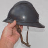Authentique CASQUE ADRIAN MODELE 1915 MILITARIA WW1 EQUIPEMENT SOLDAT FRANCAIS CHASSEUR