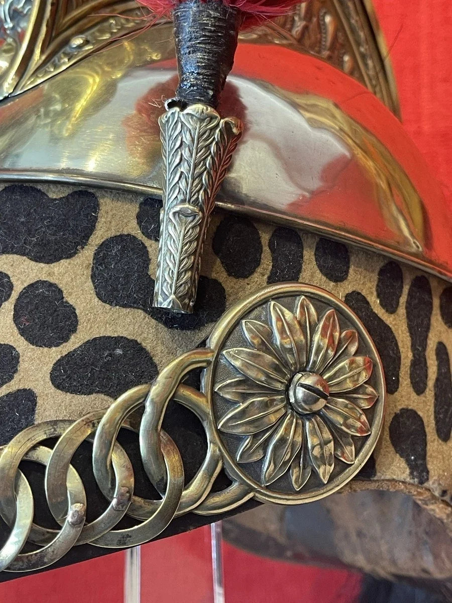 Authentique Casque de Dragons, Modèle 1858, Second Empire Napoléon III / Troisième Républiqu