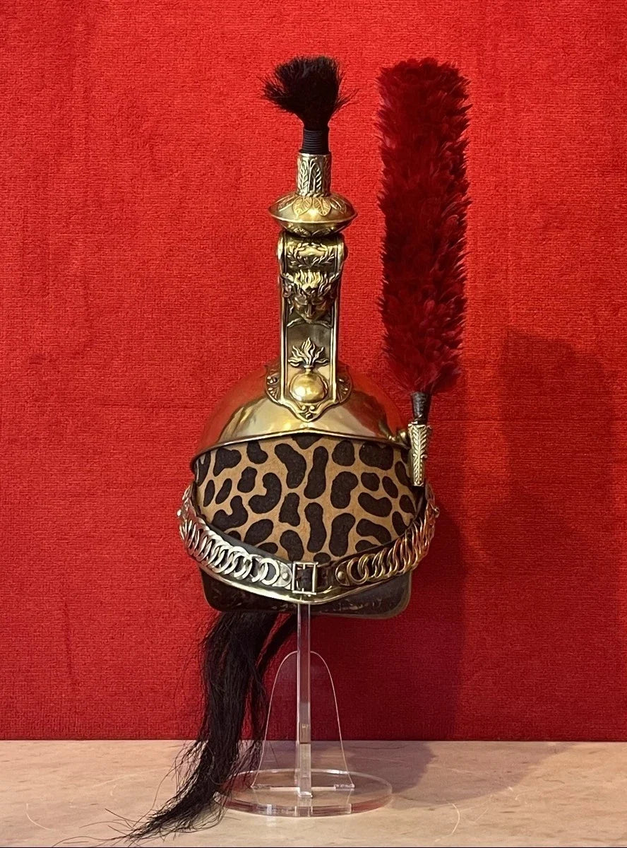 Authentique Casque de Dragons, Modèle 1858, Second Empire Napoléon III / Troisième Républiqu