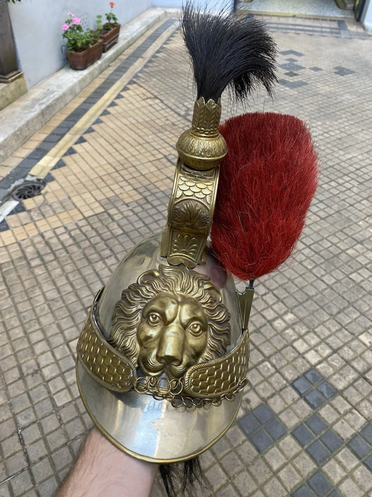 Authentique Casque Cuirassier Belge Mod.1845