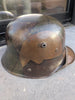 Authentique Casque allemand stahlhelm camouflage ww1 wk1 pickelhaube uniforme jugulaire