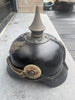 Authentique Casque à pointe Pickelhaube allemand 1914-1918 stahlhelm cocardes jugulaire ww1