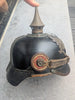 Authentique Casque à pointe Pickelhaube allemand 1914-1918 stahlhelm cocardes jugulaire ww1