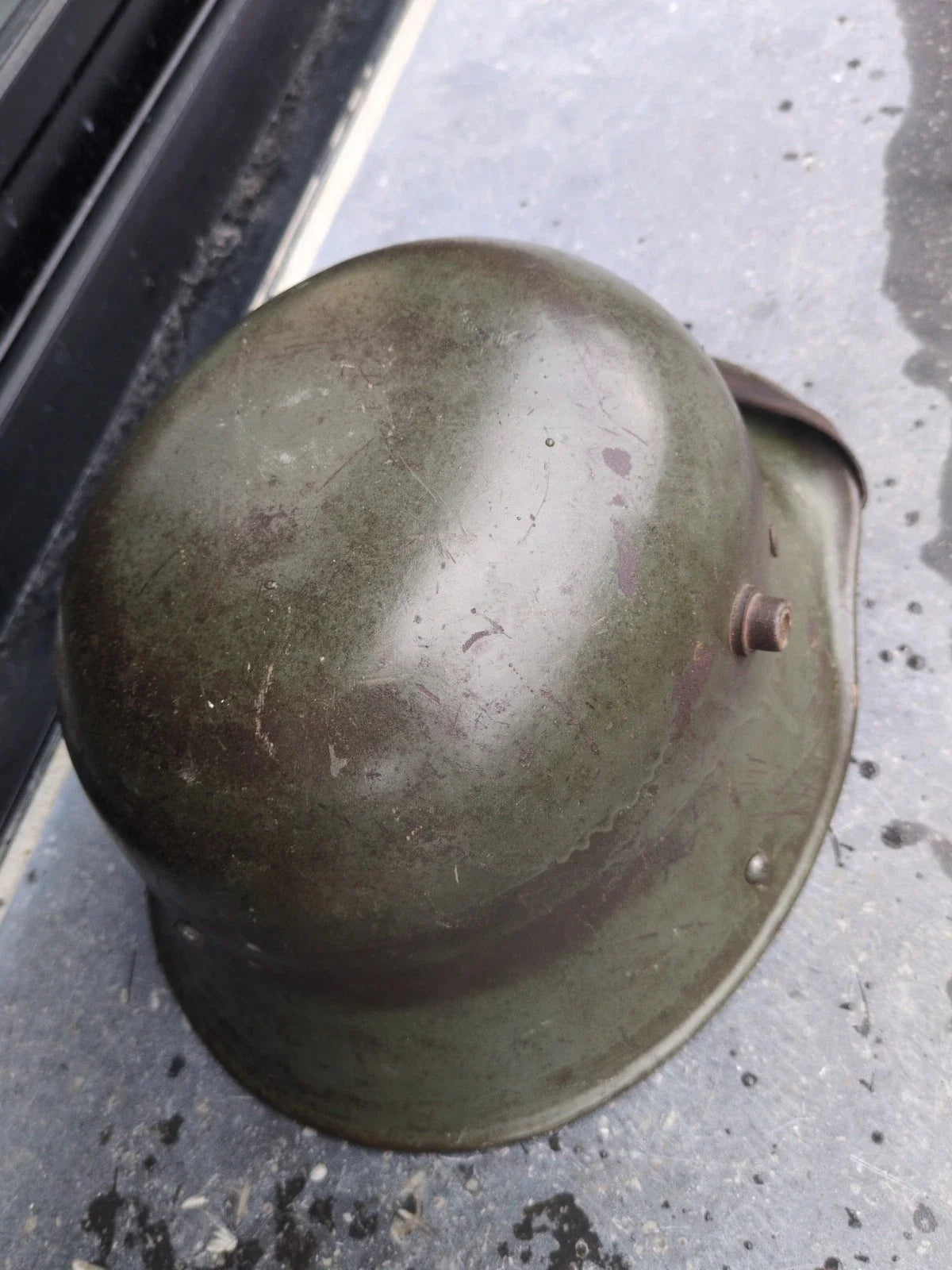 Authentique Casque Allemand Ww1 1917 Stahlhelm spikehelmet pickelhaube Ww1 Wk1 Top ! Pointe