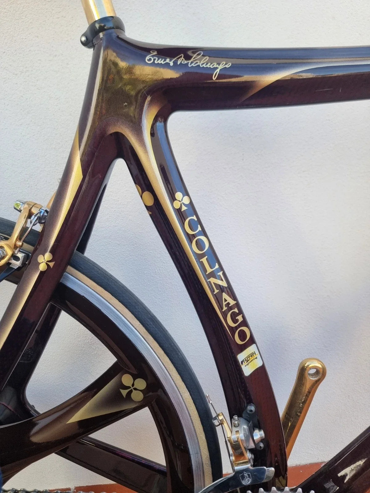 Colnago C35 Ferrari Campagnolo C-récord Gold