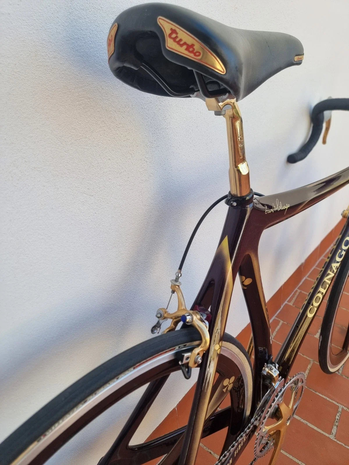 Colnago C35 Ferrari Campagnolo C-récord Gold