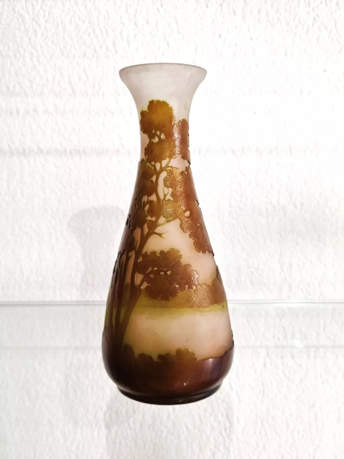 VASE ÉMILE GALLÉ(1846-1904) LACUSTRE. ART-NOUVEAU. NANCY. DAUM