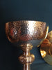 CALICE+PATENE/ARGENT 800/MILLIEU XXè/H.17cm,POIDS BRUT 388gr,PATENE 15,5cm,157g