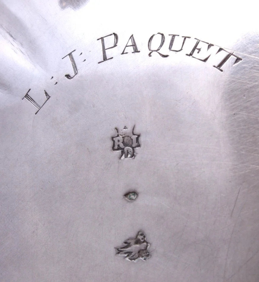 LILLE -RARISSIME GIGANTESQUE TORSADEE VERSEUSE XVIII SIECLE - ARGENT MASSIF 1784