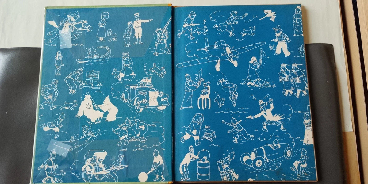BD TINTIN les sept boules de cristal - DEDICACE PAR HERGE