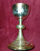 ANCIEN CALICE/COUP ARGENT VERMEIL MINERVE/PIED METAL DORÉ /H.17cm,DIAM.9,5cm/XXè