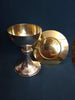 CALICE+PATENE/ARGENT 800/MILLIEU XXè/H.17cm,POIDS BRUT 388gr,PATENE 15,5cm,157g