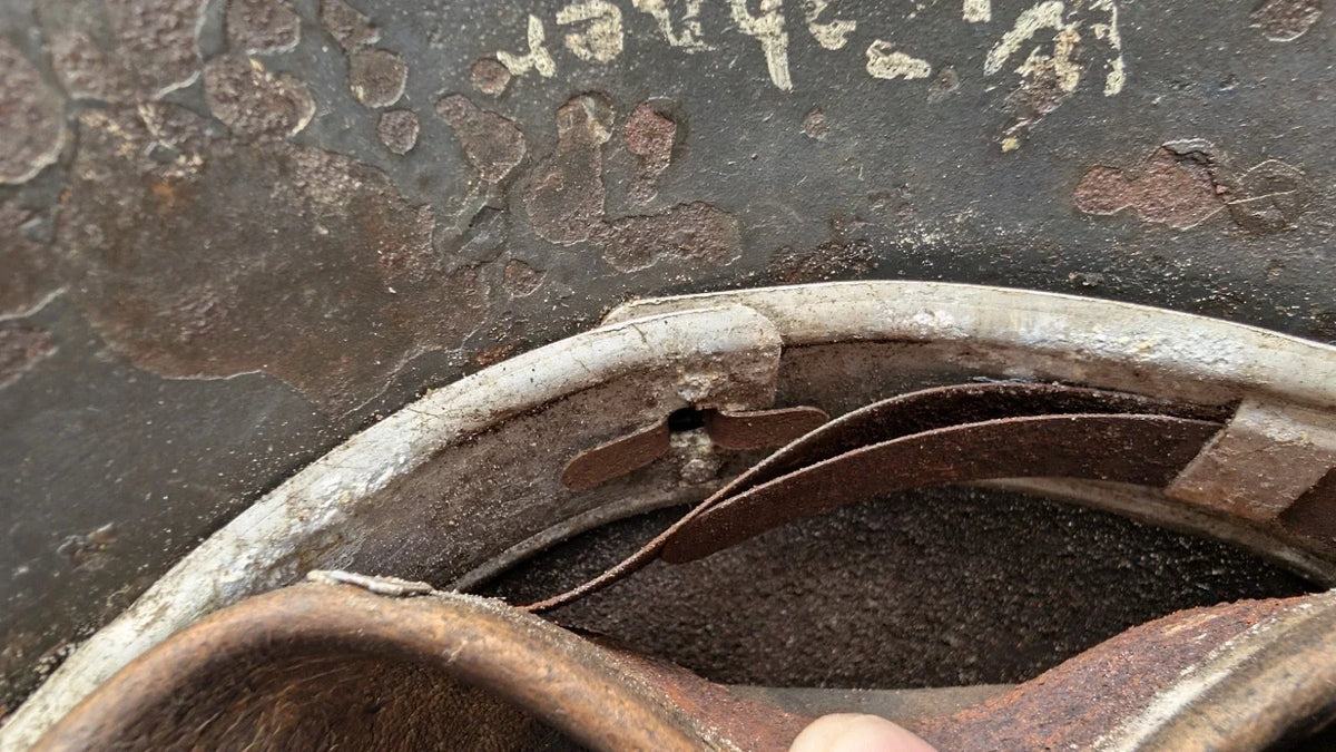 Authentique casque allemand ww2