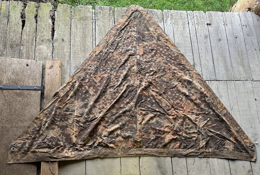 Rare Zeltbahn WW2 allemand toile de tente WAF** ORIGINAL modèle platane