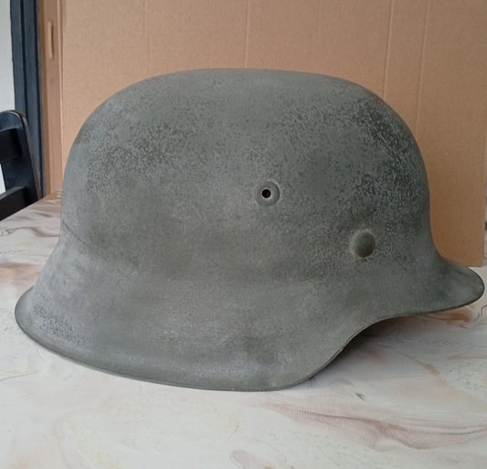 Authentique Casque Allemand Stahlhelm M42 NS68 WW2