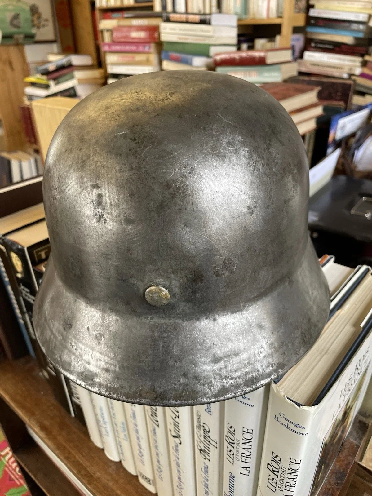 Authentique Casque Allemand WW2 M40 ET64