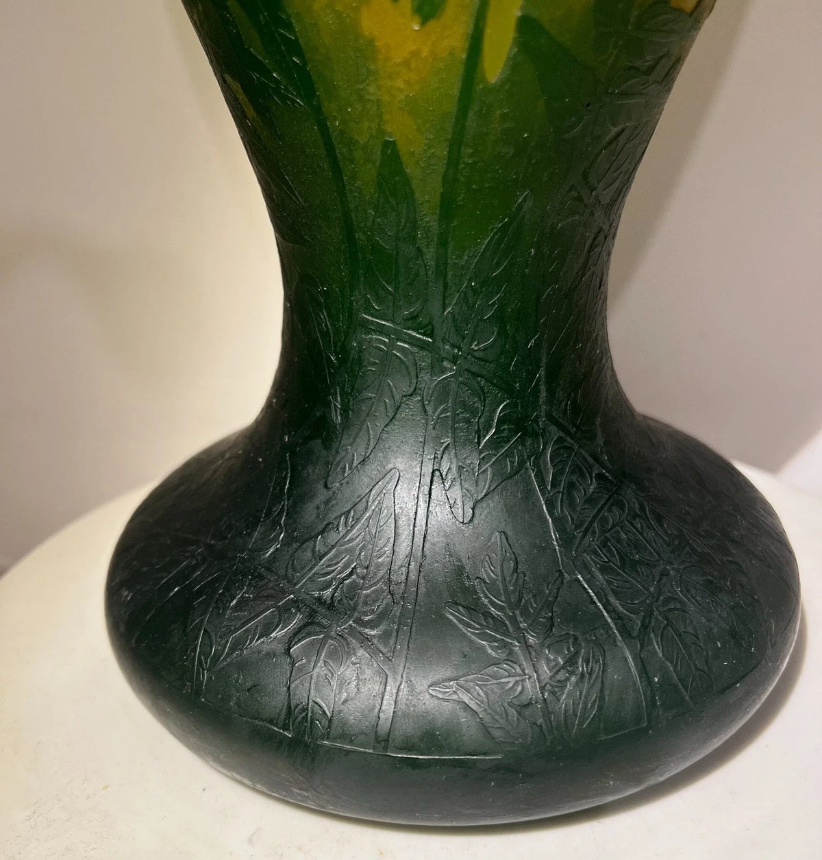 Grand vase Daum Nancy Art Nouveau (vers 1910)