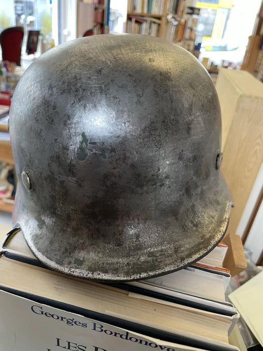 AUTHENTIQUE Casque Allemand WW2 M40 ET64